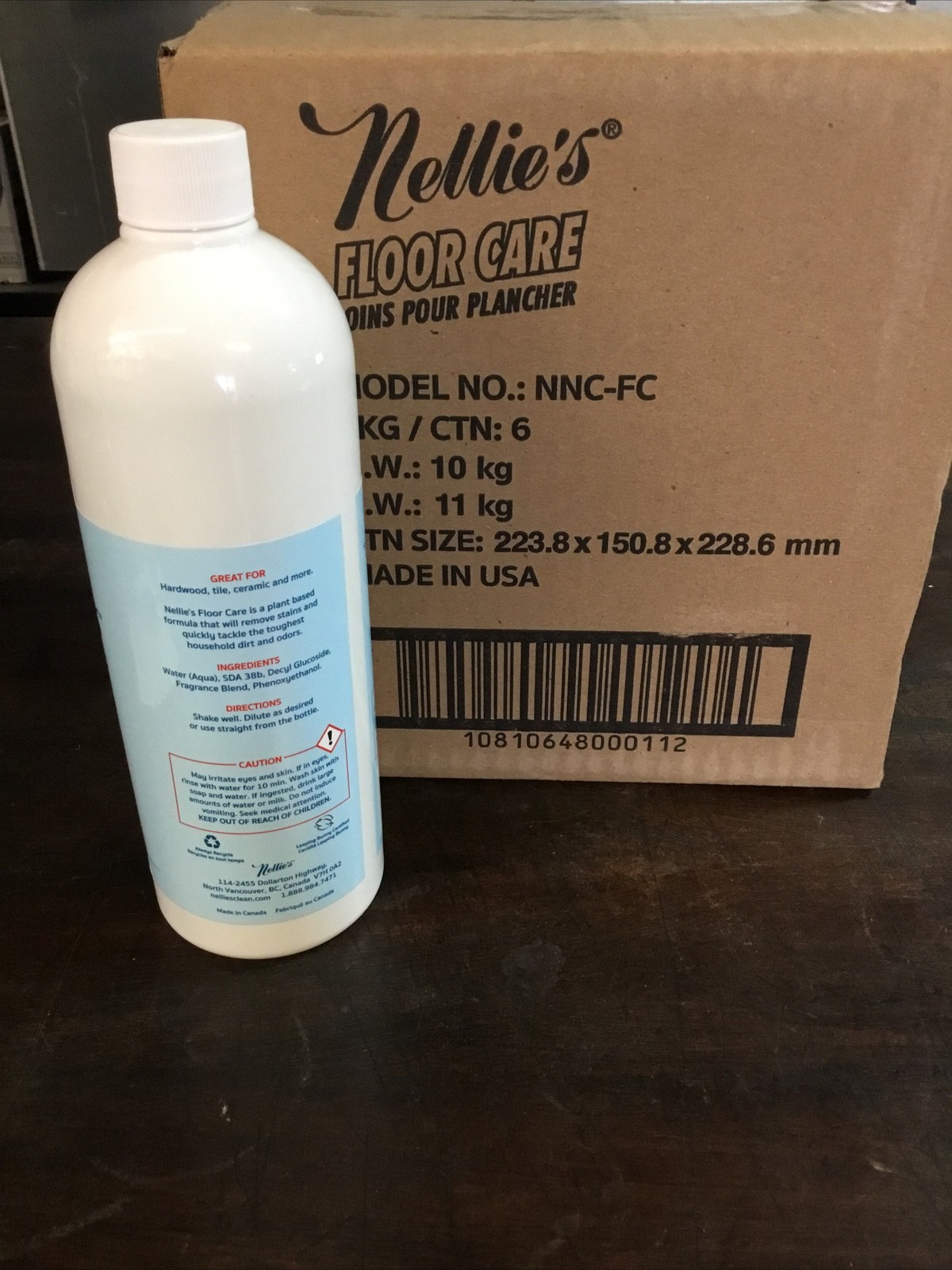 Nellie Wow Mop Floor Care Solution 25 Fl Oz- Case Of 6 Bottles