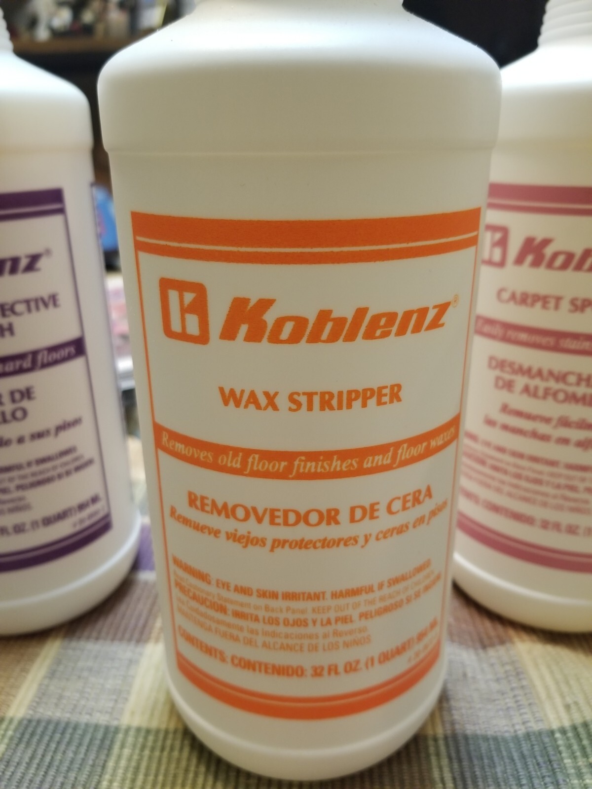 (4) 32oz Bottles Koblenz Professional Floor Care Products Kit B Ships FREE!!