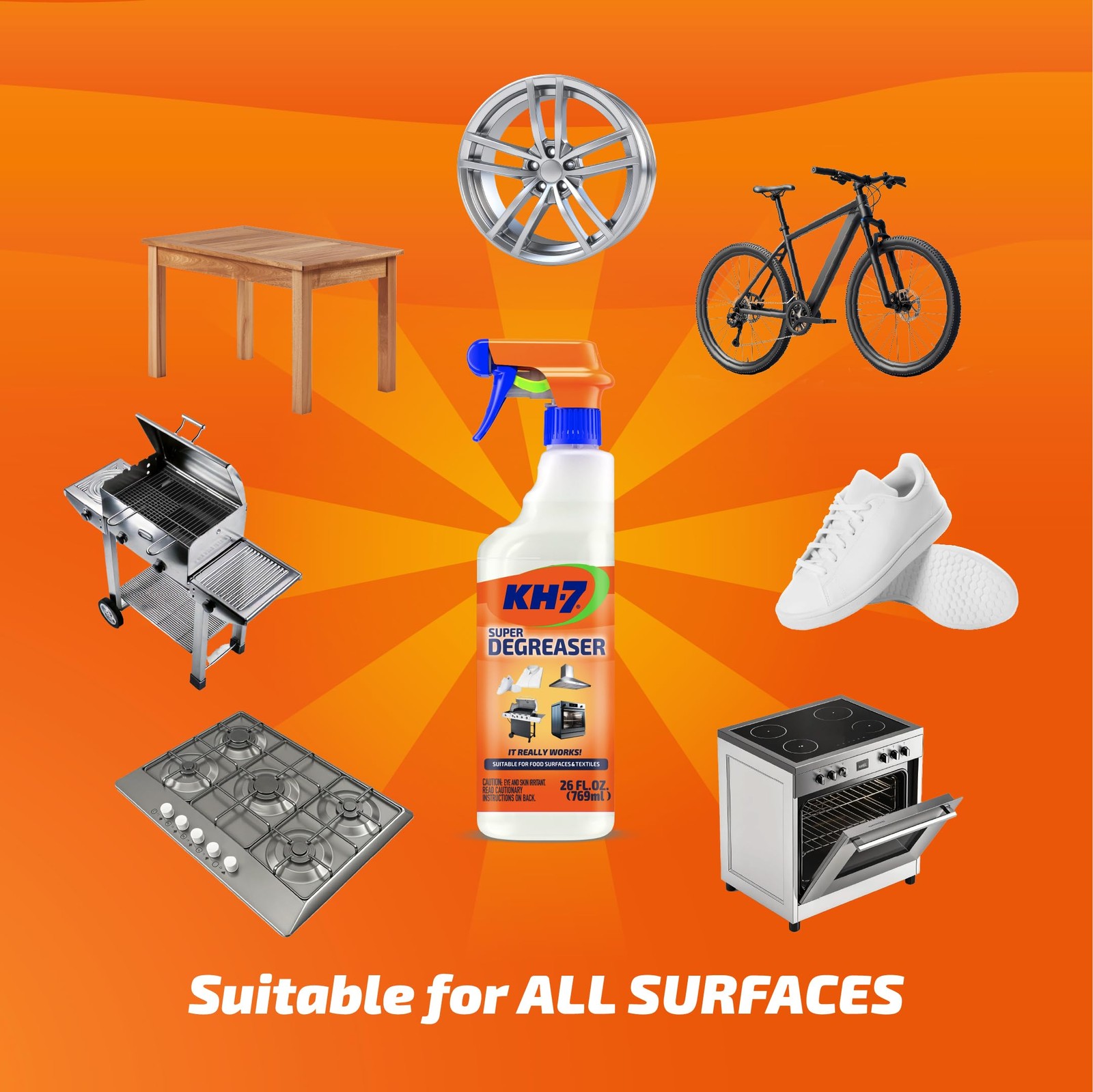 KH-7 Super Degreaser Multipurpose Cleaning Spray: The Heavy Duty All Purpose …