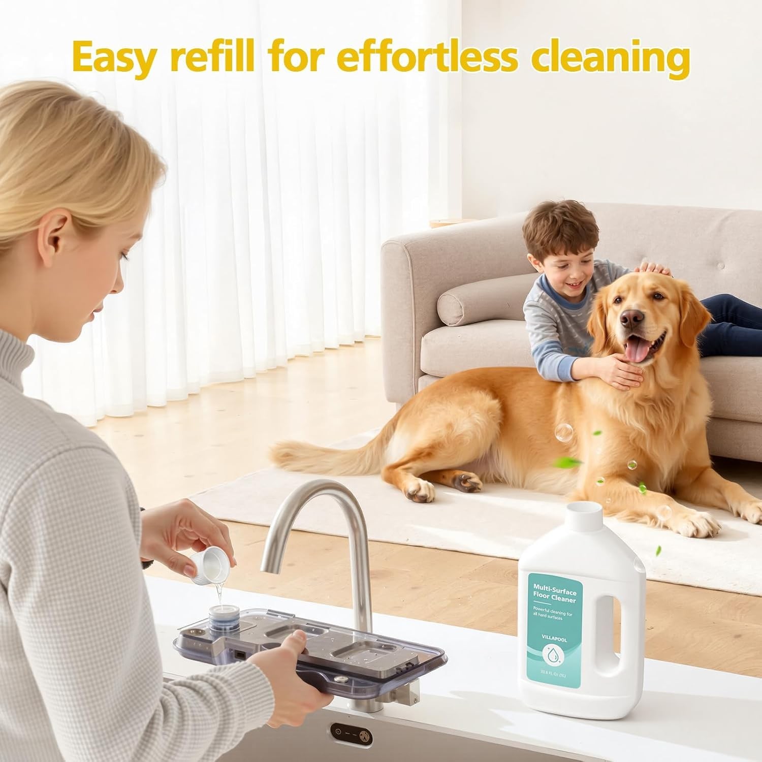 Floor Cleaning Solution with Dreame All Robot Vacuums & Wet Dry Vacuums, Resi…