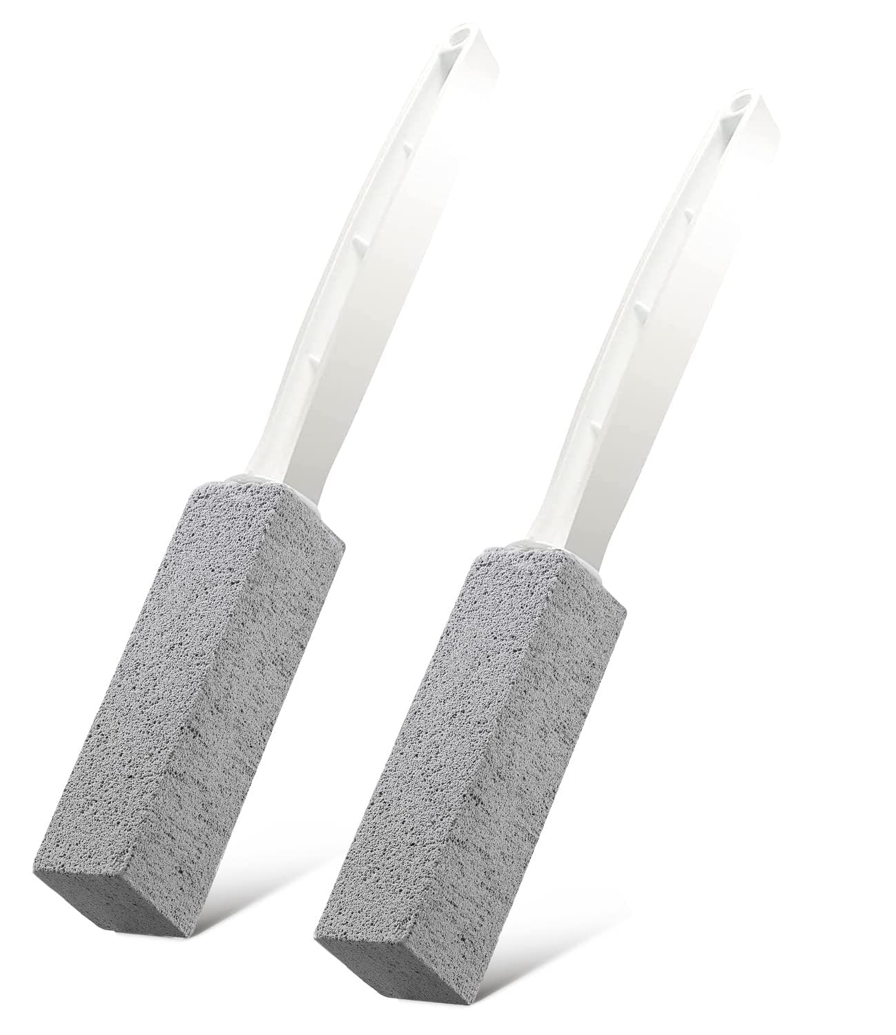 2 Pack Toilet Cleaner Hard Water Build up Remover with Ergonomic Handle, Pumi…