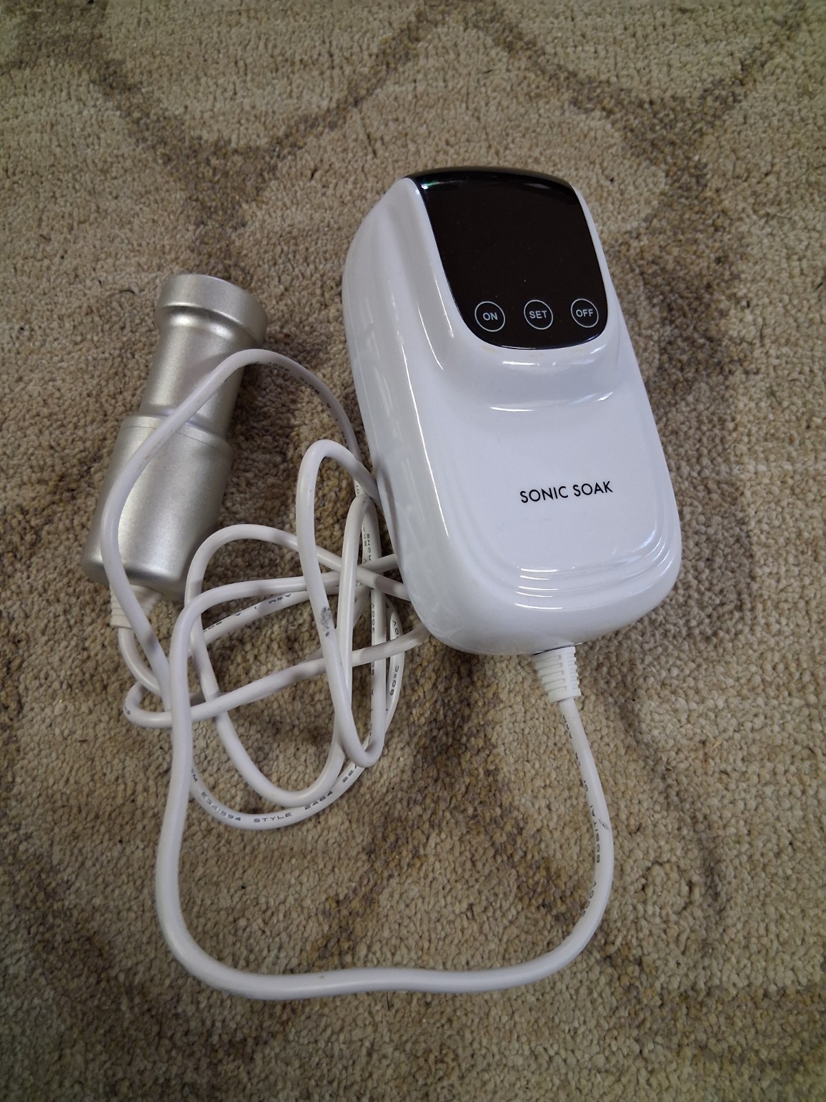 Sonic Soak Ultrasonic Cleaning Tool Portable Washer 110V