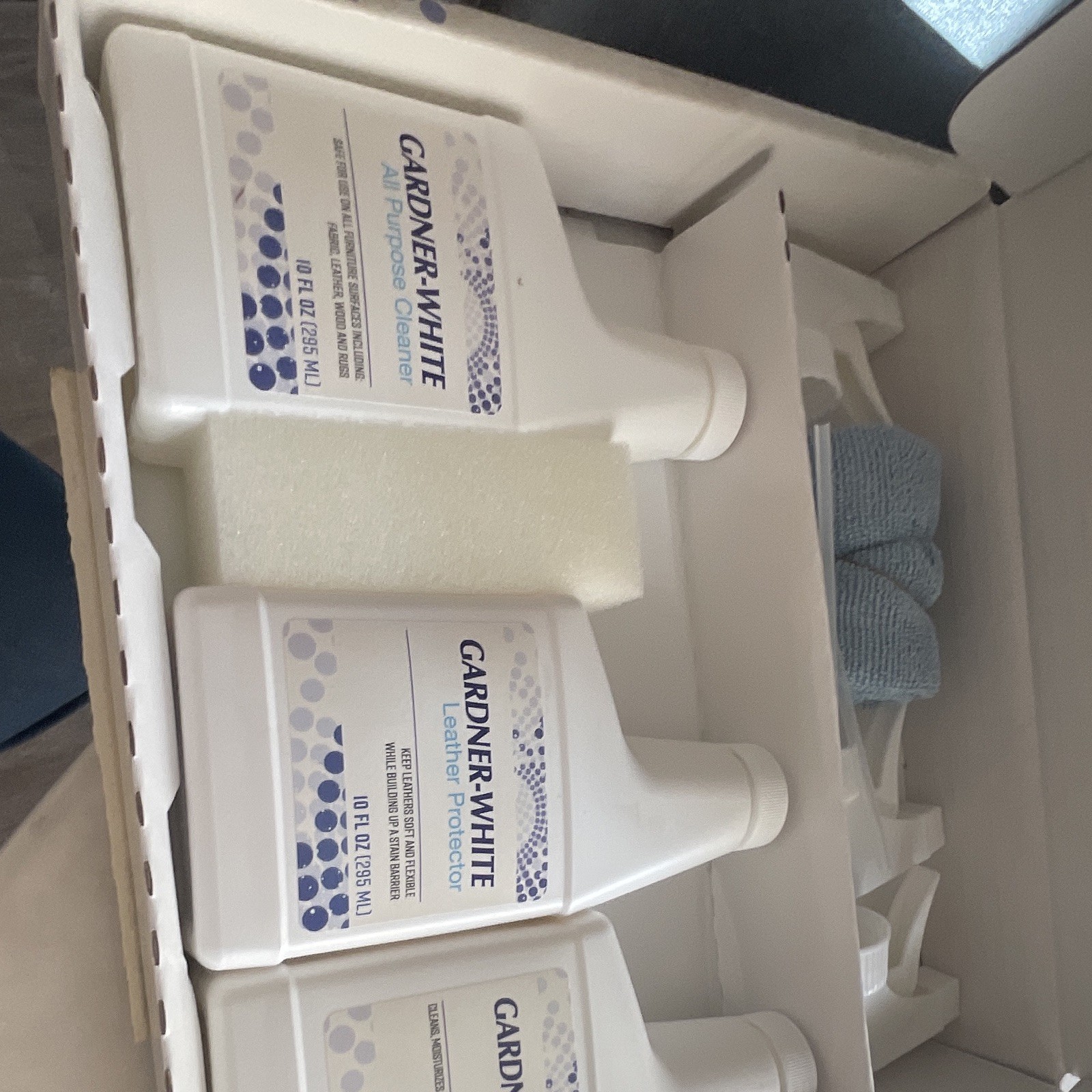 Gardner-White Total Care Kit Eco Friendly Cleaner/Protector/Polish 3×10