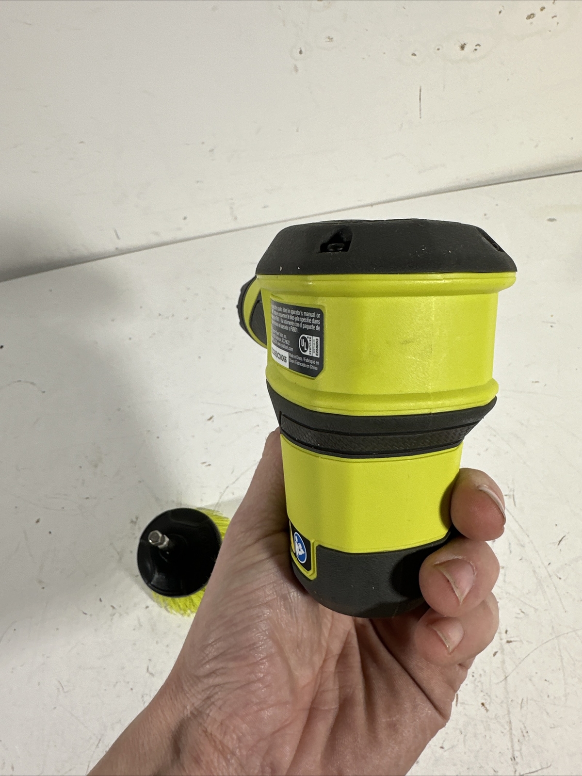 Ryobi Compact Size Power Scrubber Kit FVG51K Bare Tool No Battery Pa-1–13