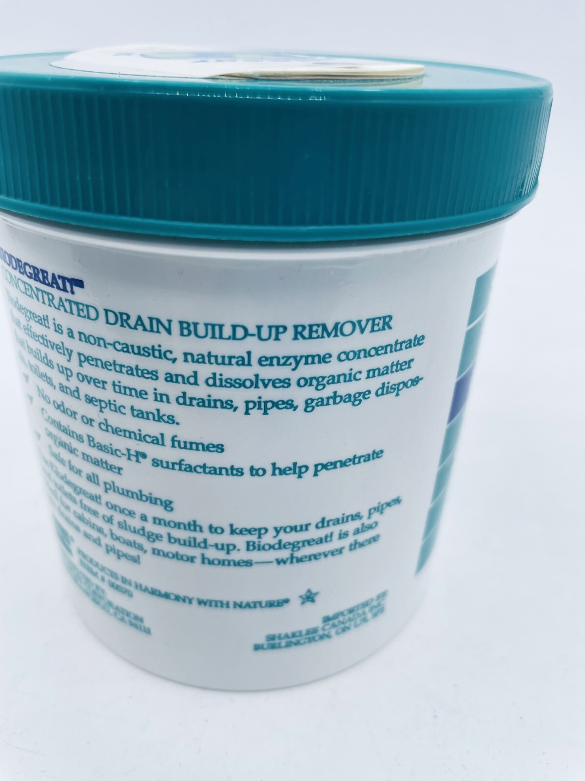 Shaklee Biodegreat Concentrated Drain Build-Up Remover for Tub & Shower (7.4 oz)