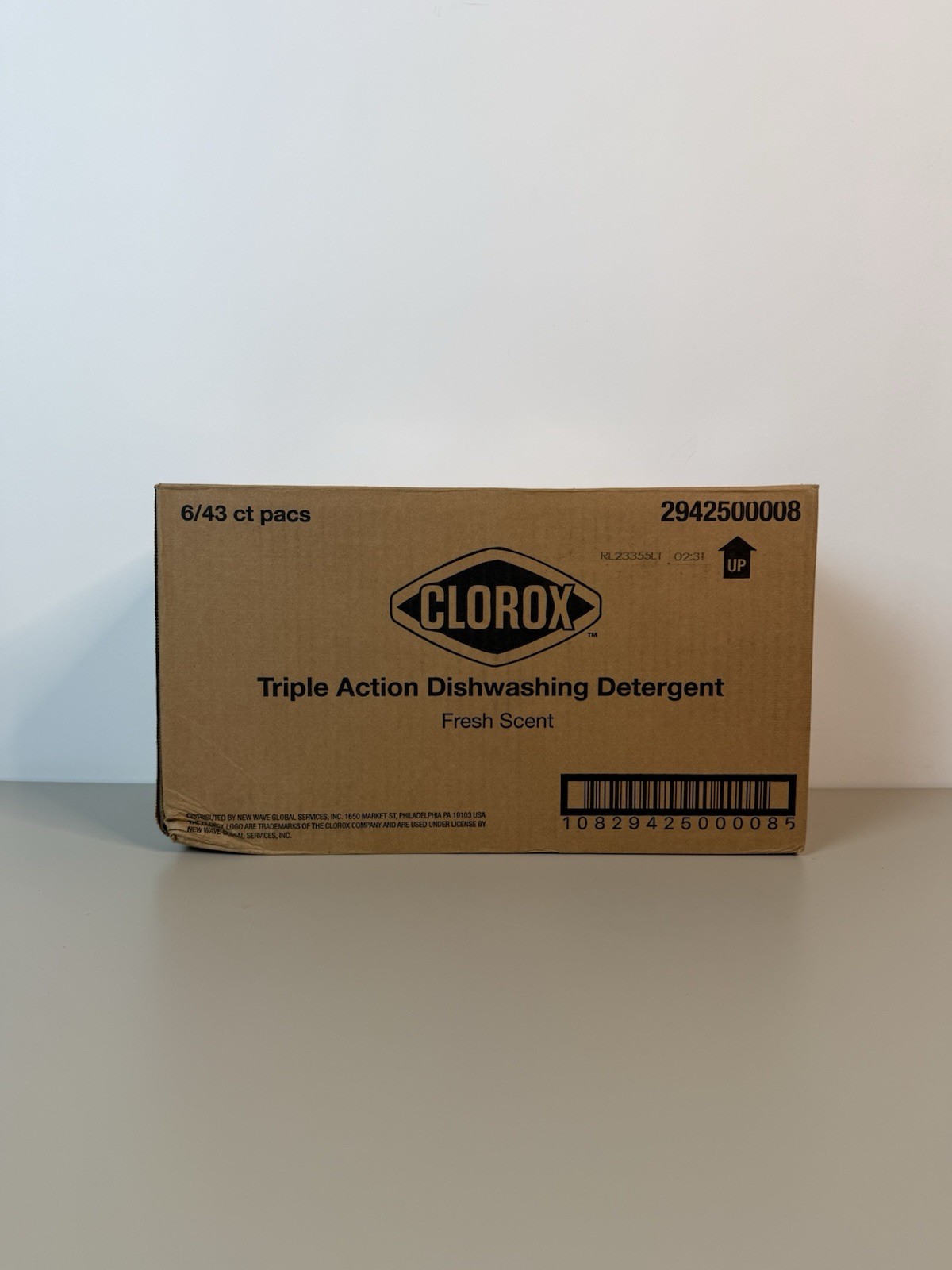 6 PACK – Clorox Triple Action Dishwasher Detergent PacsFresh 43CT