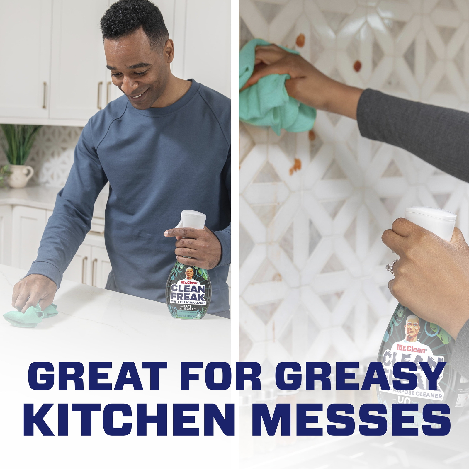 Multi Surface Cleaning Spray, , Unstopables Fresh Scent, 64 fl oz