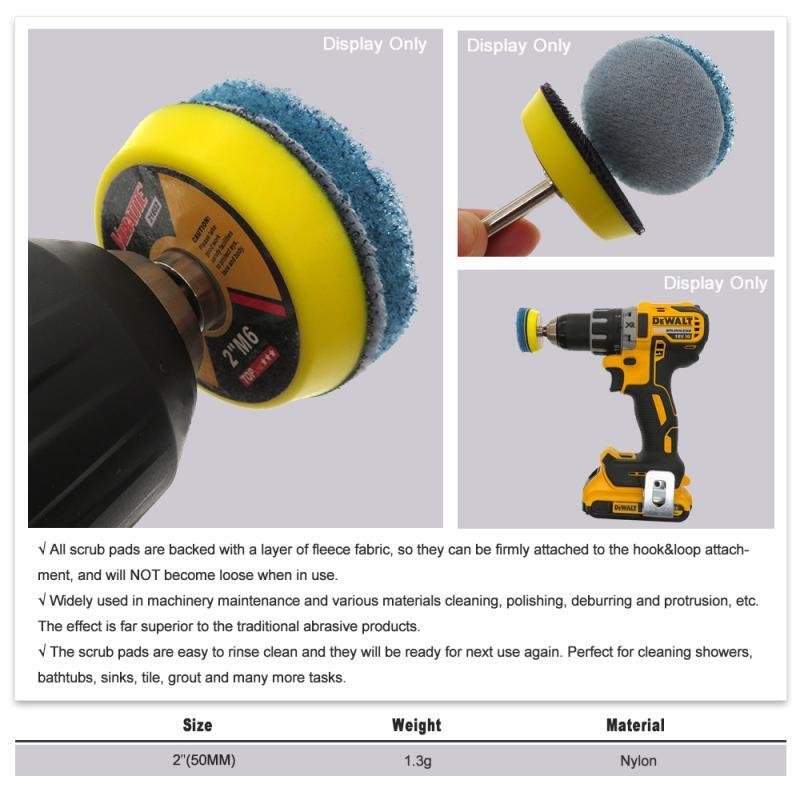 2 Inch 50mm Round Flocking Scouring Pad Cleaning Cloth Sanding Disc 240#-2000#