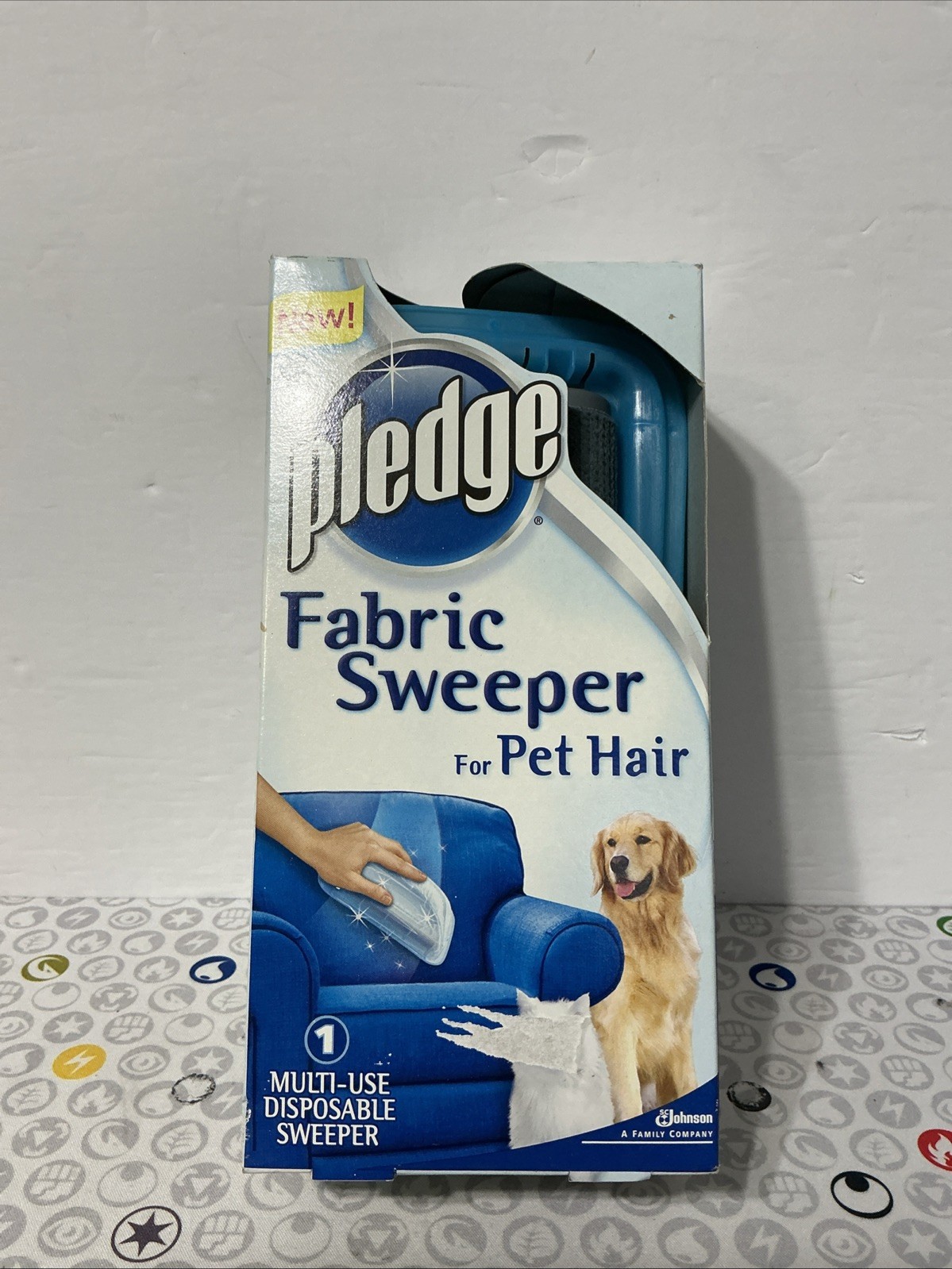 Pledge Fabric Sweeper for Pet Hair Multi-Use Disposable Sweeper – New – FastShip