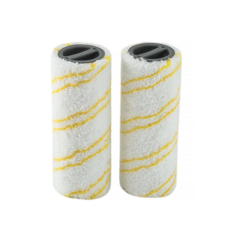 FC Floor Cleaner Microfiber Multi-Surface Replacement Roller – 2-Pack, Yellow