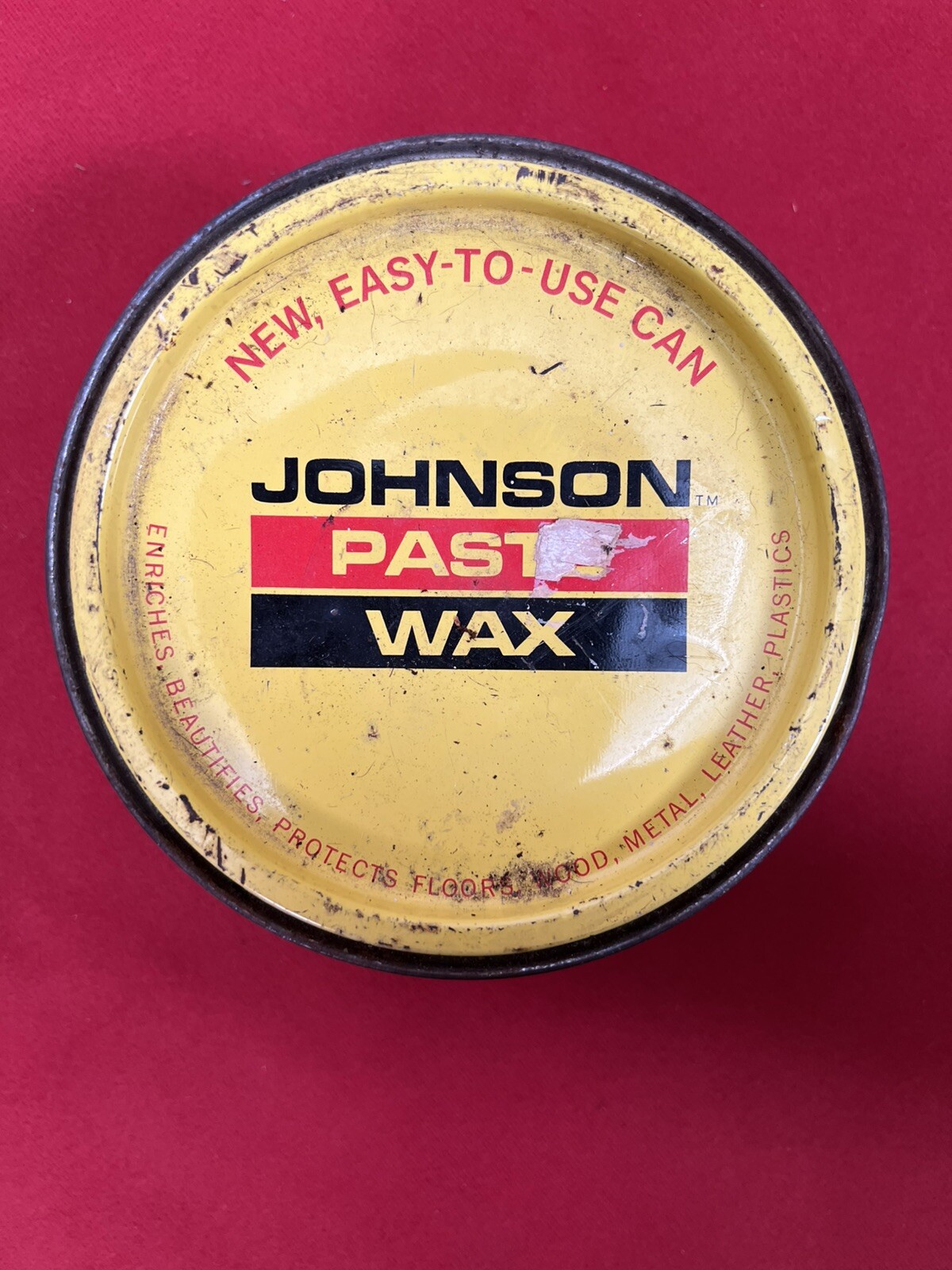 SC Johnson Paste Wax 16 Oz 1 LB Original Formula – Approximately 25% Left In Can