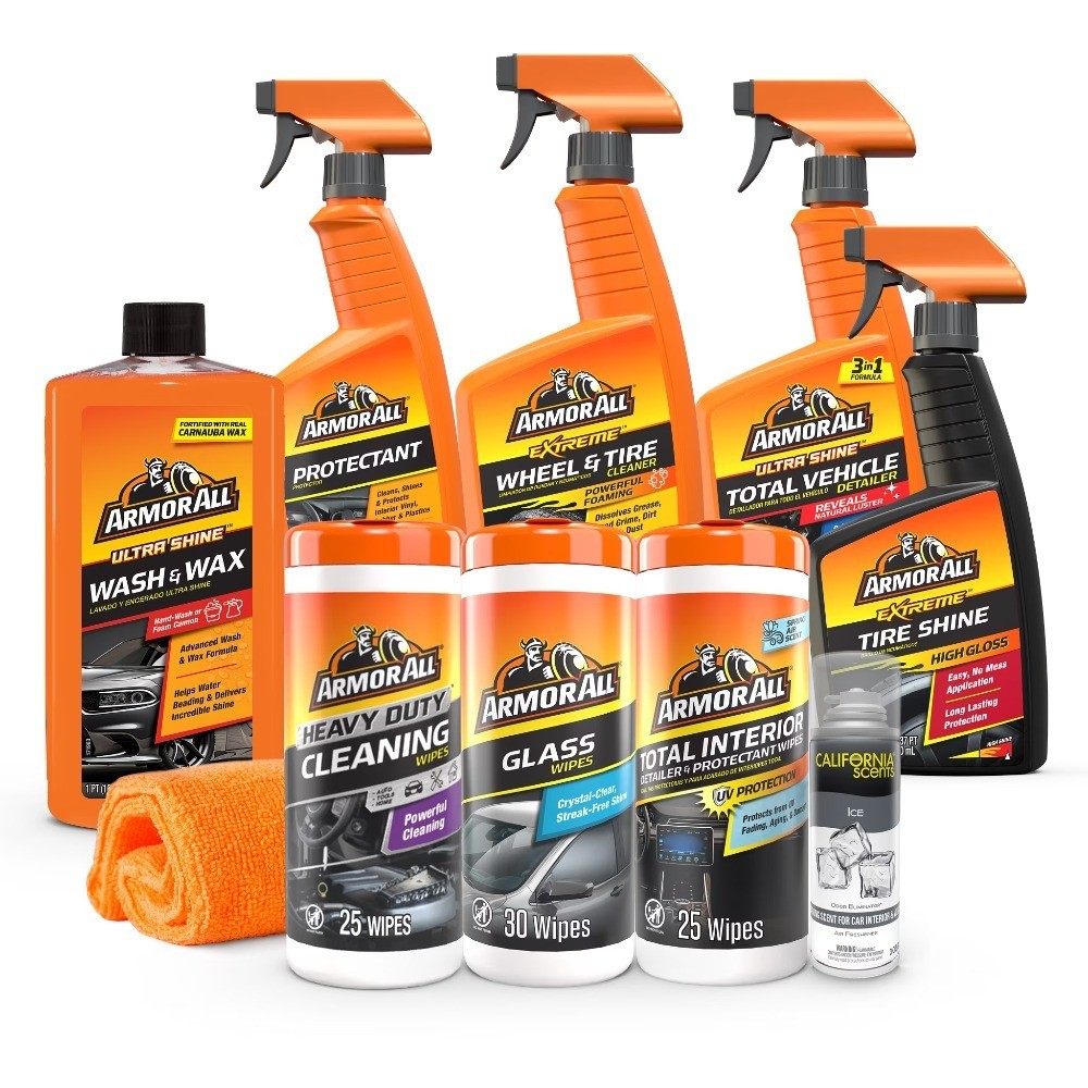 10-Piece Car Cleaning Kit Automotive Detailing Set with Wash Accessories