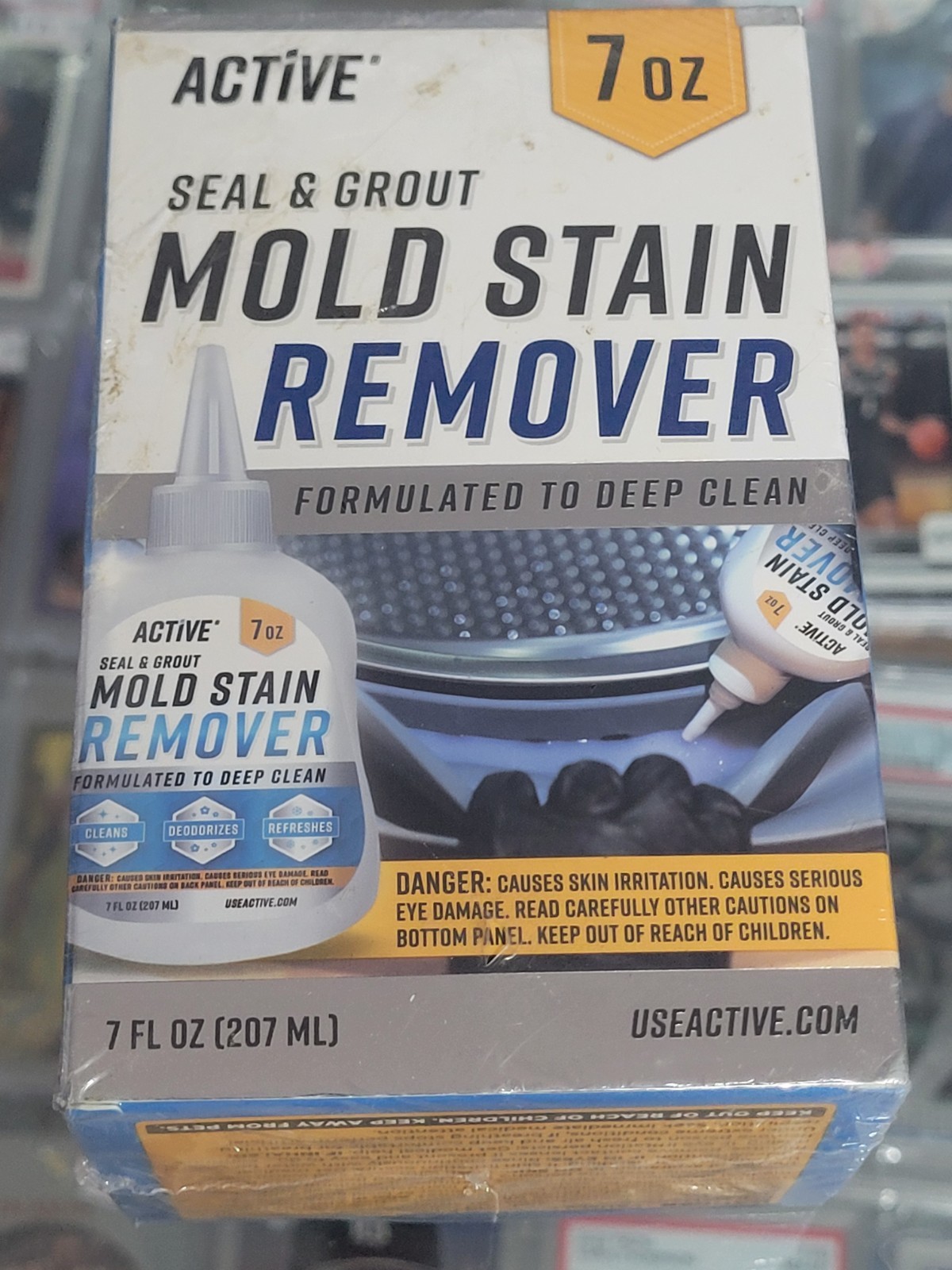 Sealed New Active Mold Stain Remover Seal Grout Deep Clean 7oz