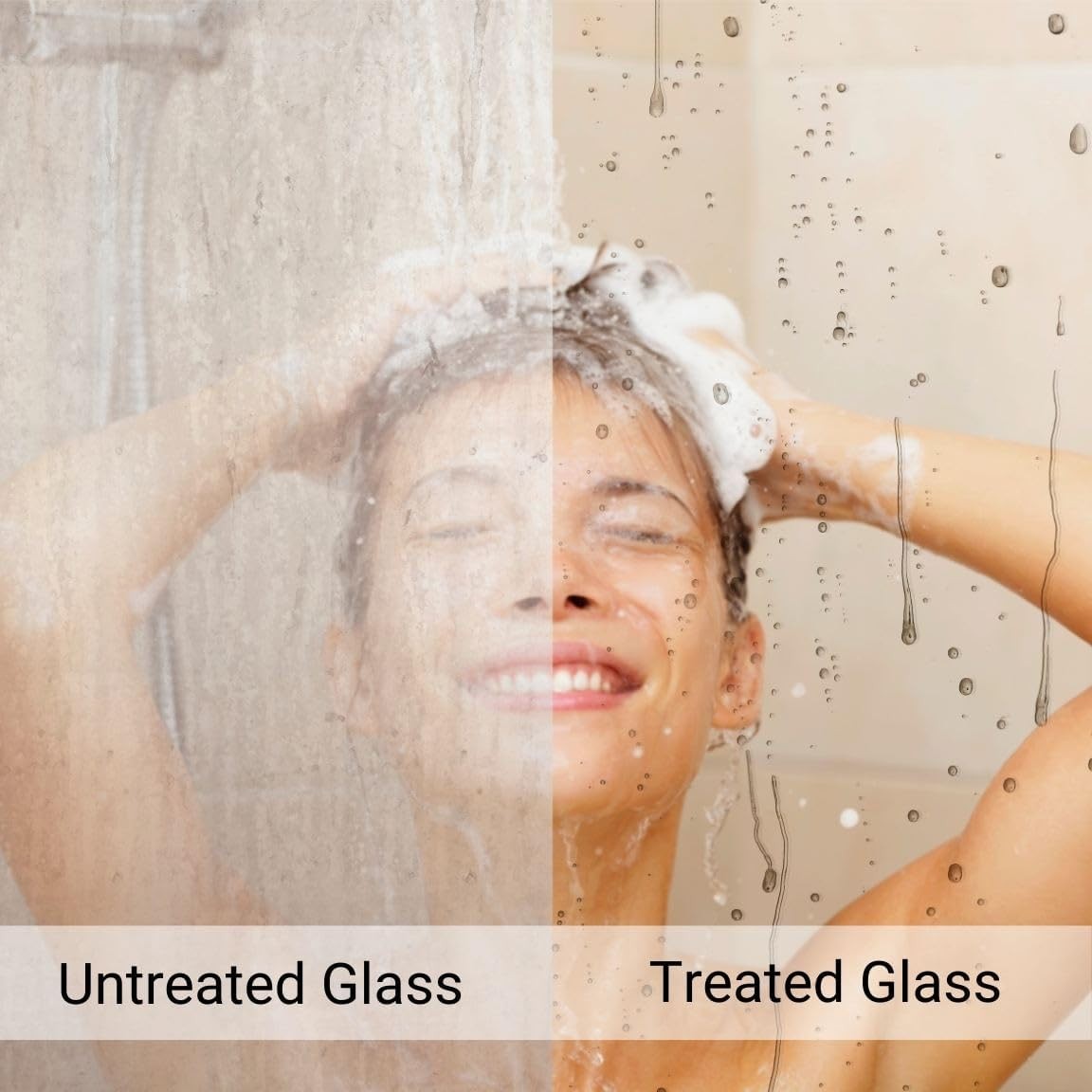 Glass Treatment Kit – Advanced Protection for Glass Surfaces – Repels Soap Sc…