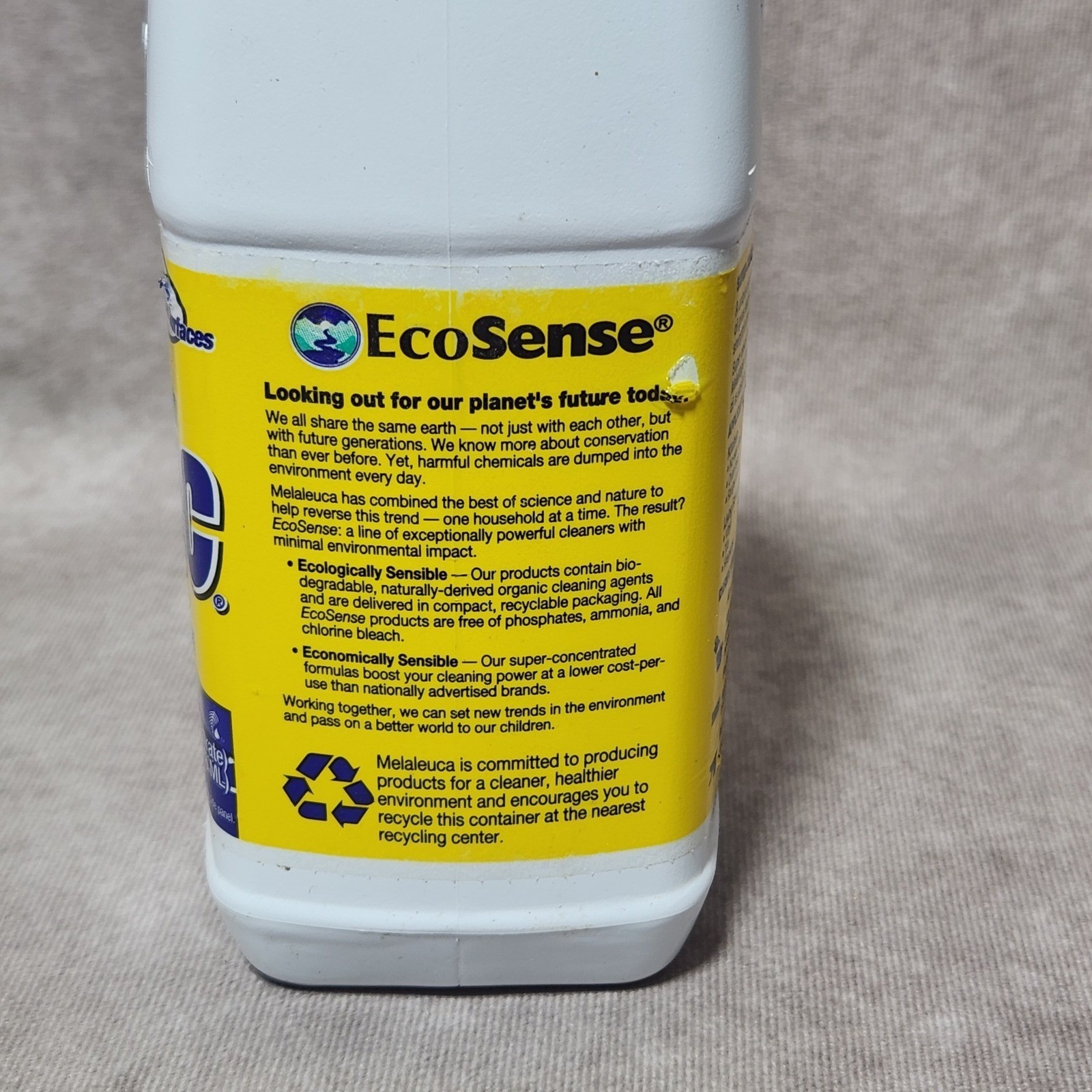 Melaleuca EcoSense MelaMagic Heavy Duty Multi Purpose Cleaner Concentrate 32oz