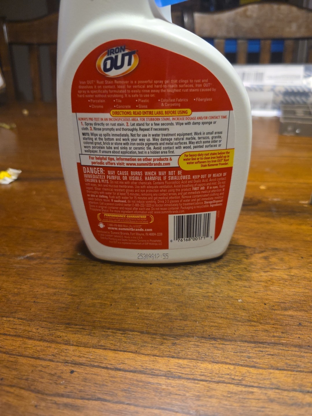 Iron OUT Rust Stain Remover Spray Gel, Remove Rust Stains in Bathrooms, Kitch…