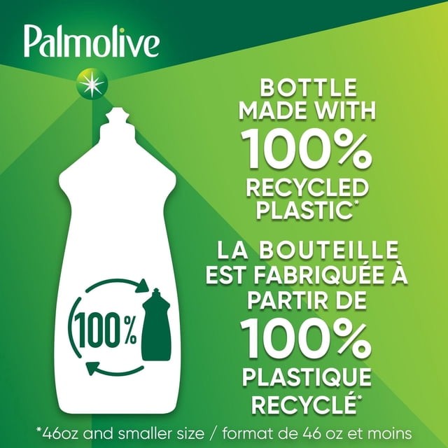Palmolive Essential Clean Liquid Dish Soap, Lemon Citrus Zest Scent – 828 ml