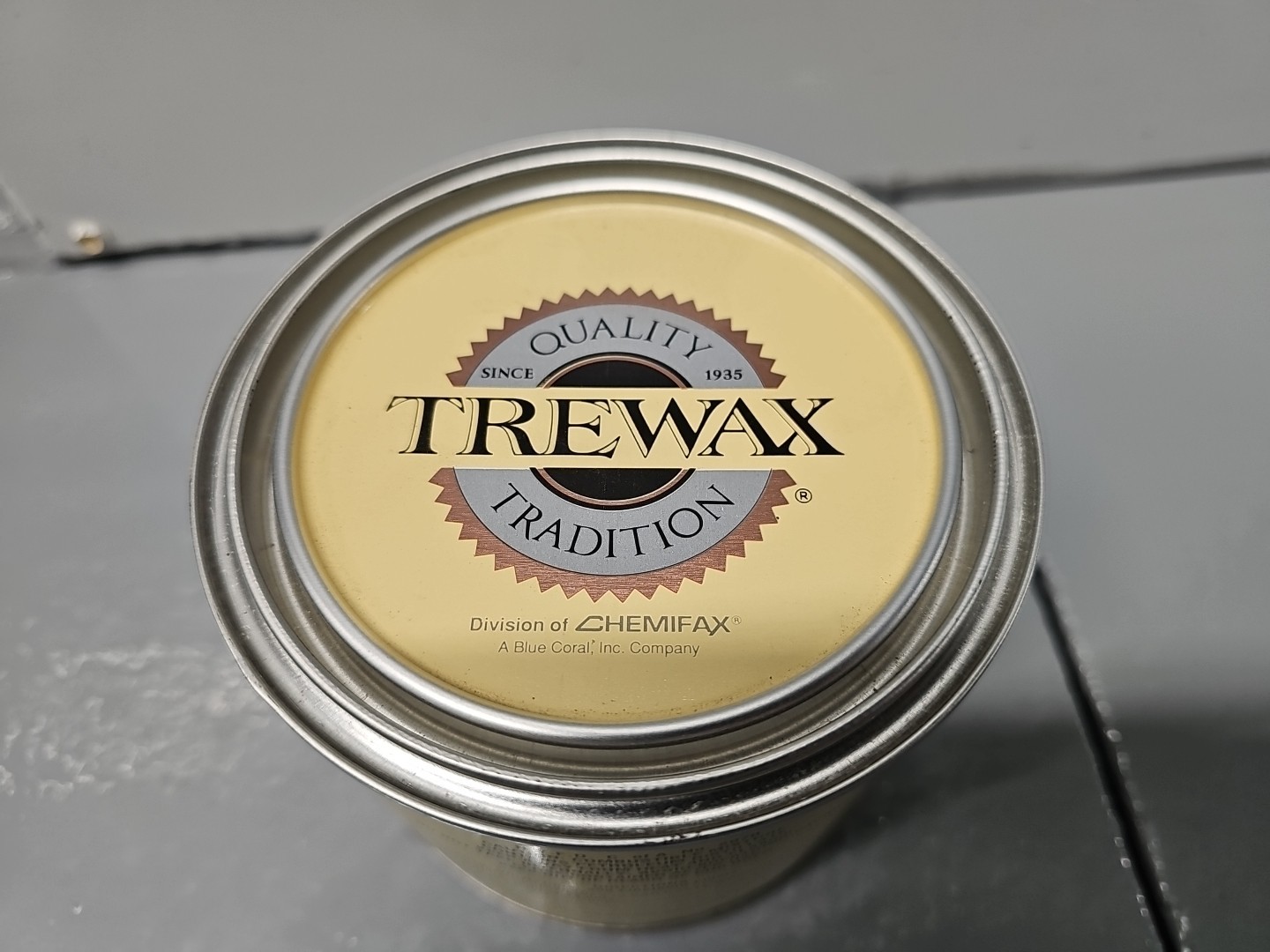 Original Trewax Clear Paste Wax Polish 16 Oz Can Hardwood Polish