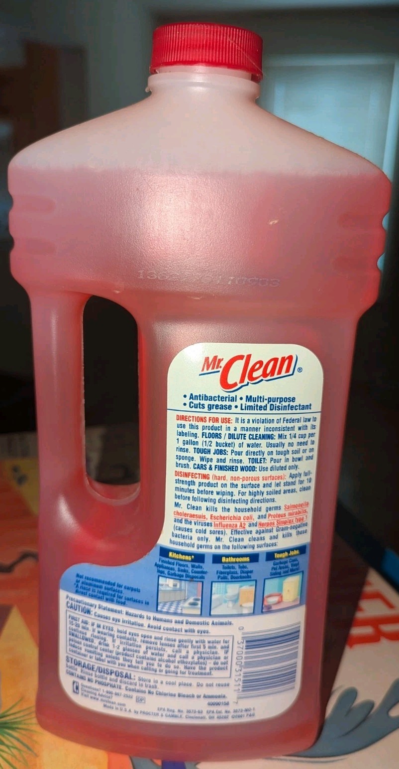 Mr. Clean Ultimate Orange Multi Purpose Cleaner New 40oz. Vintage