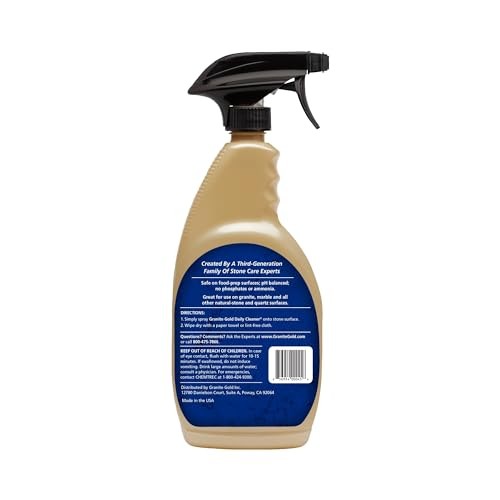 Granite Gold Daily Cleaner for Granite, Marble, Quartz & Natural Stone – 32 oz