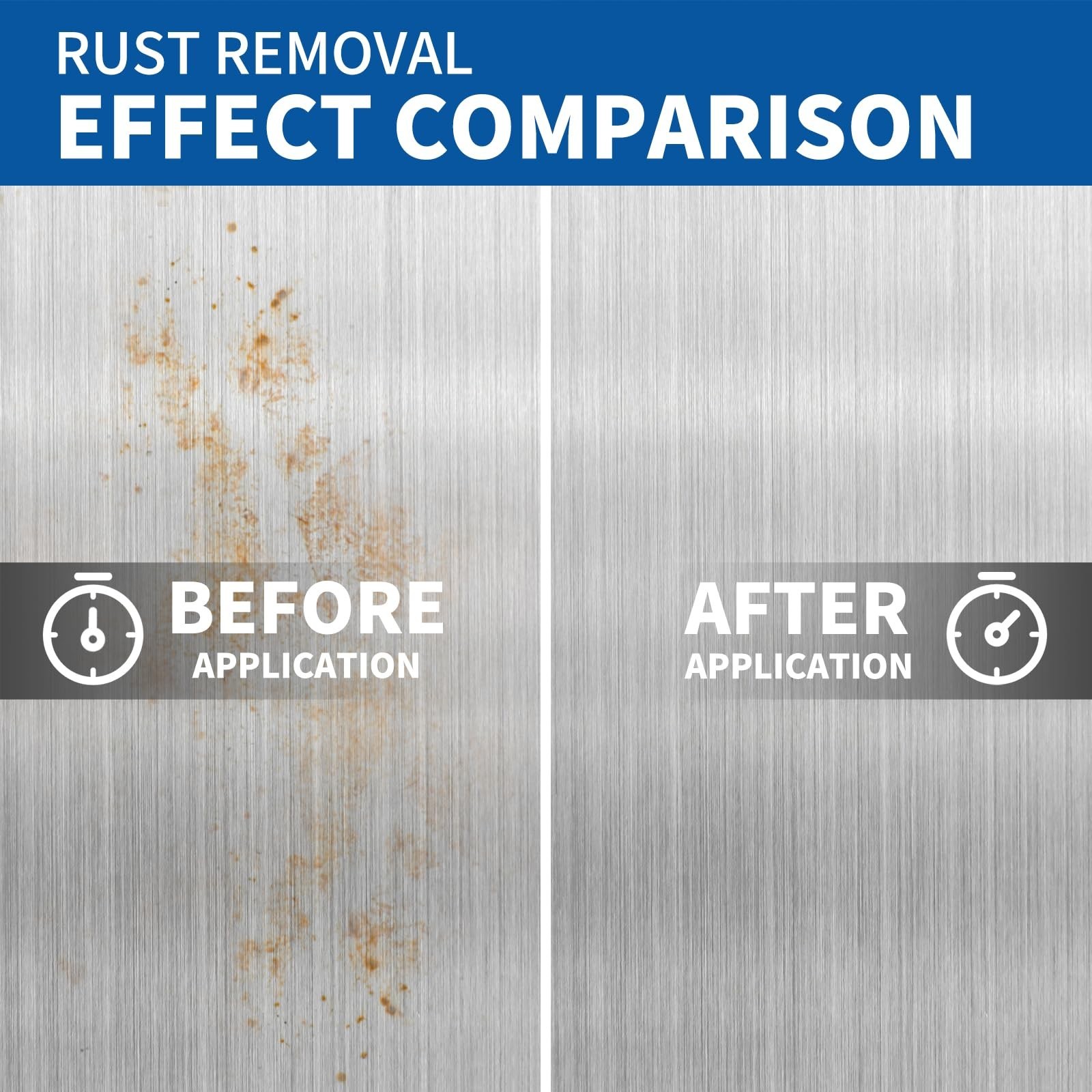 Stainless Steel Rust Stain Remover & Cleaner – 3.72 Fl Oz for Appliances, Grills