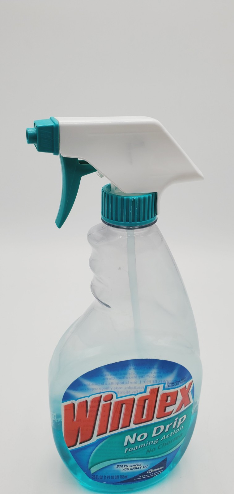 Windex No Drip 26 fl oz DISCONTINUED Foaming Action 2006 25% Full