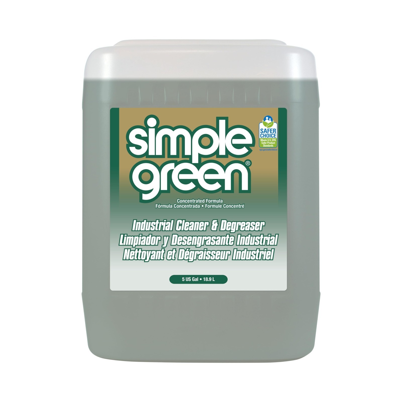 Simple Green, SMP13006, Industrial Cleaner/Degreaser, 1 / Each, White, 5 Gall…