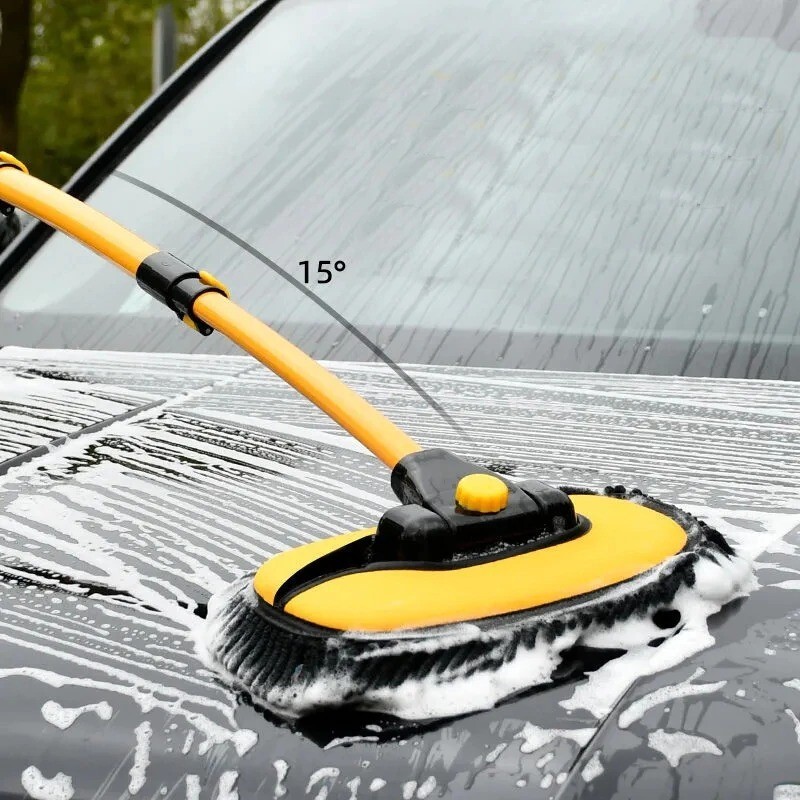 2022 New Car Cleaning Brush Car Wash Brush Telescoping Long Handle Cleaning Mop.