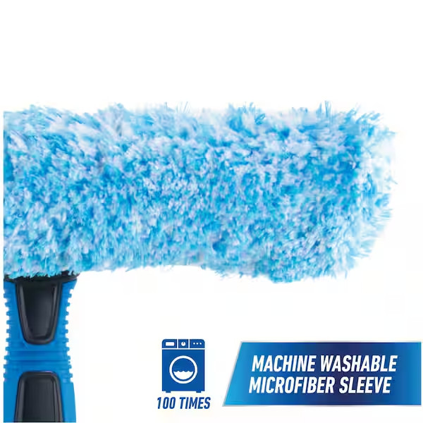 10 inches 2 in 1 Window Cleaner Squeegee Scrubber Glass Cleaning Tool