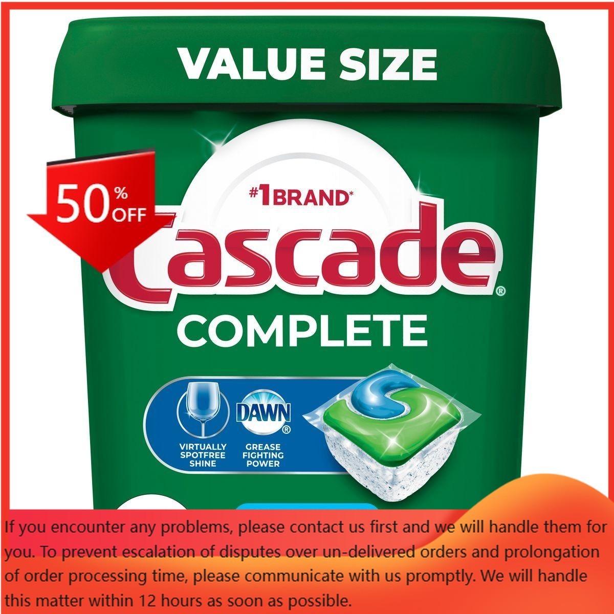 Cascade Fresh Scent Complete Pods Dishwasher Detergents – 78ct