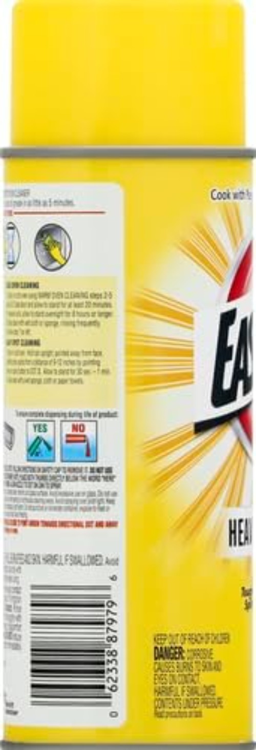 Easy-Off Heavy Duty Oven Cleaner – Lemon Scent Spray, 14.5 oz (Pack of 2)