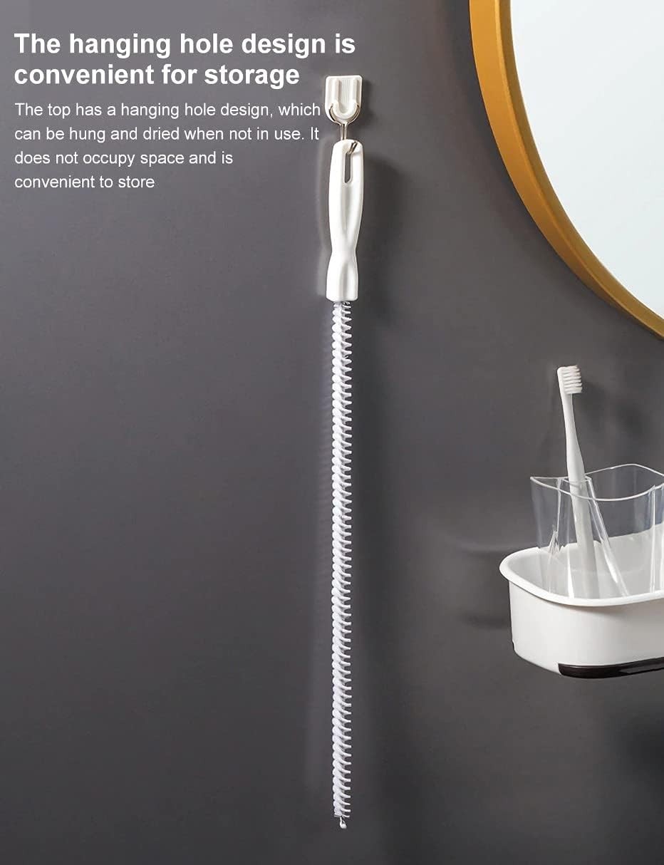 Stainless Steel Handle Drain Brush Set for Hassle-Free Plumbing Maintenance