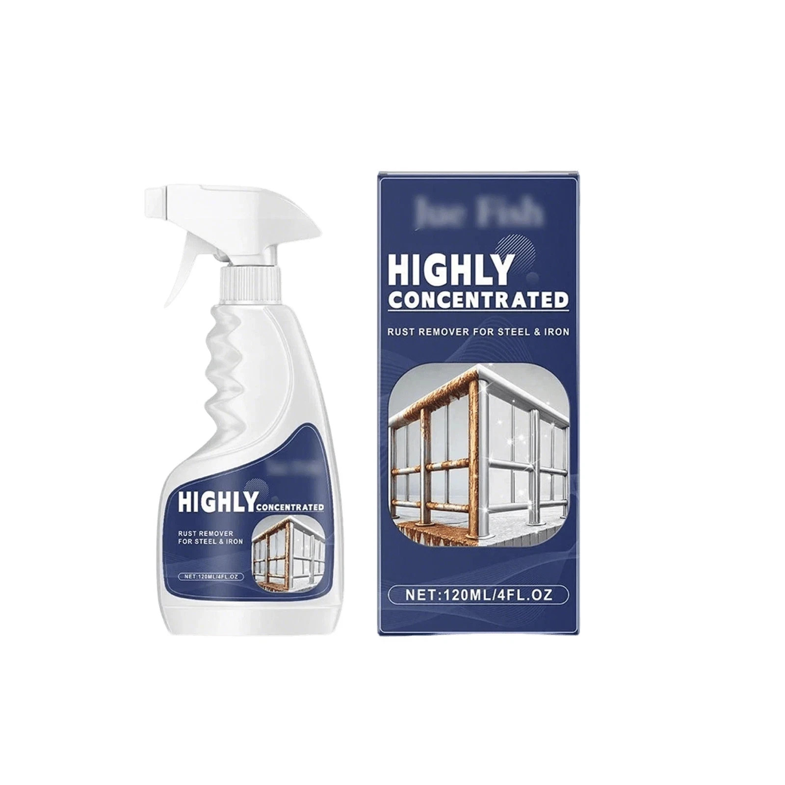 Industrial ﻿Highly Concentrated Rust Remover 120ml For Steel & Iron