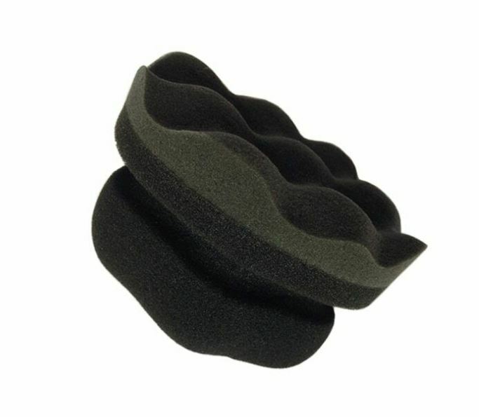 Handheld Wave Type Tire Waxing Sponge Easy Grip Applicator Car Detailing Tool