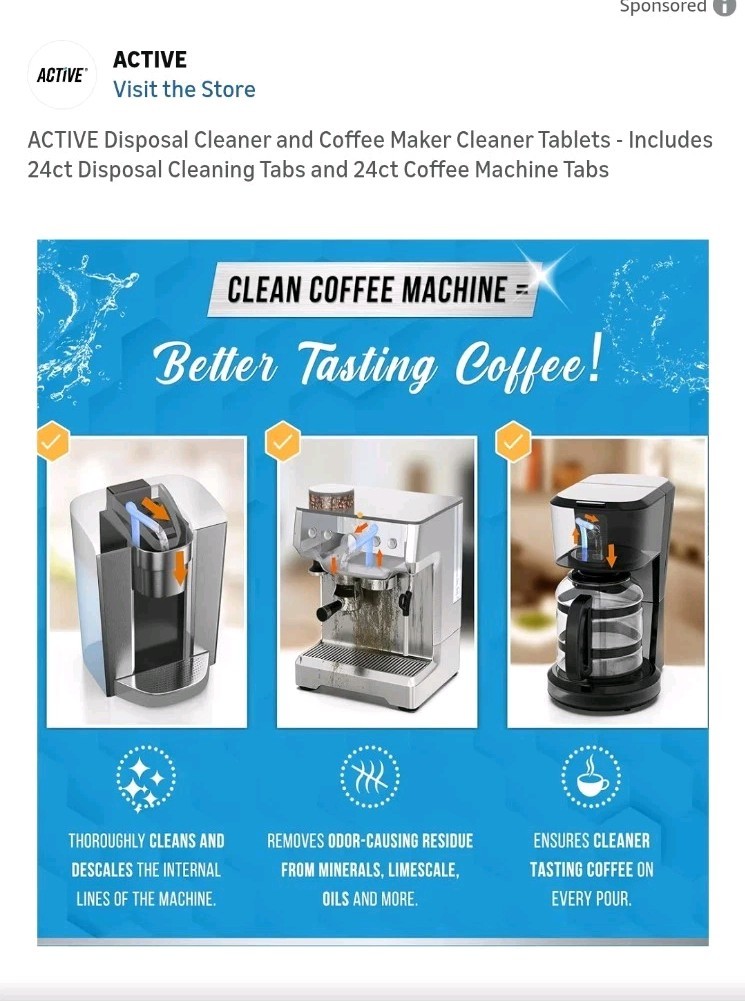 Active Disposal & Coffee Maker Cleaner