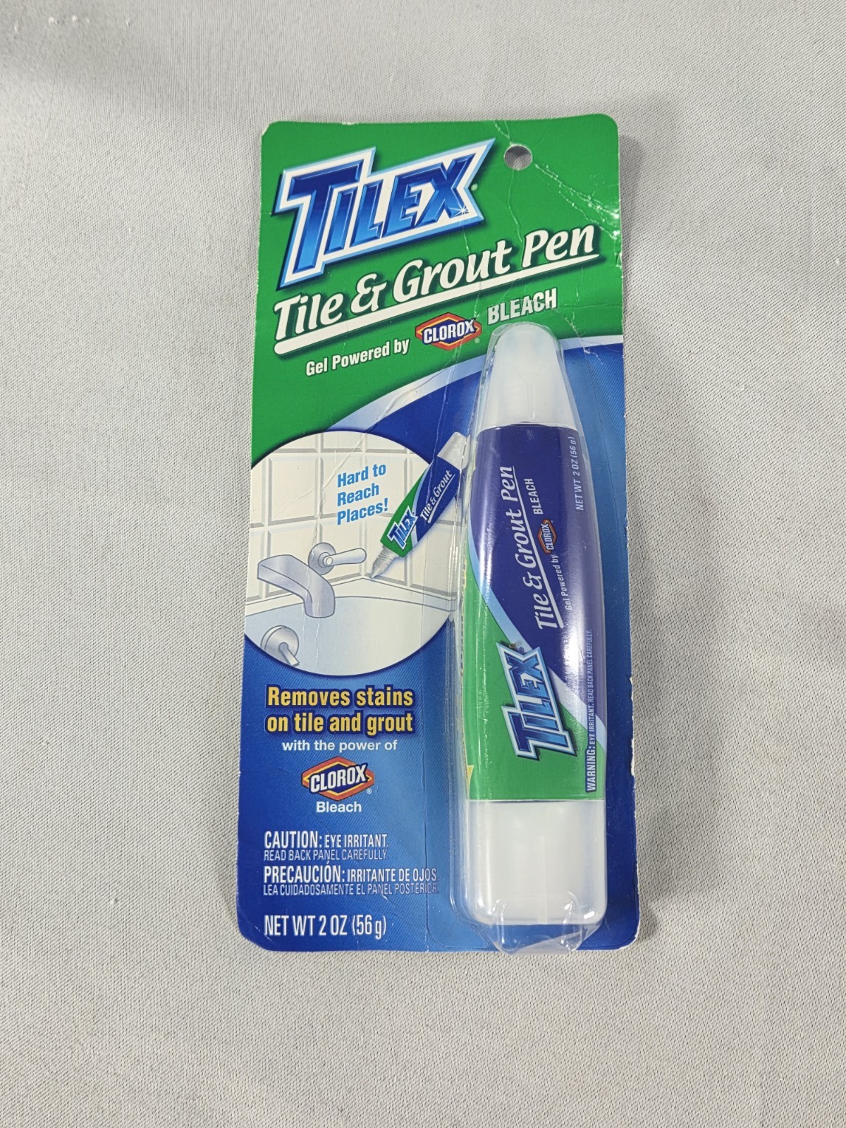 Tilex Tile & Grout Pen Removes Stains 2 oz Dual Tip Clorox Bleach 2010 NOS