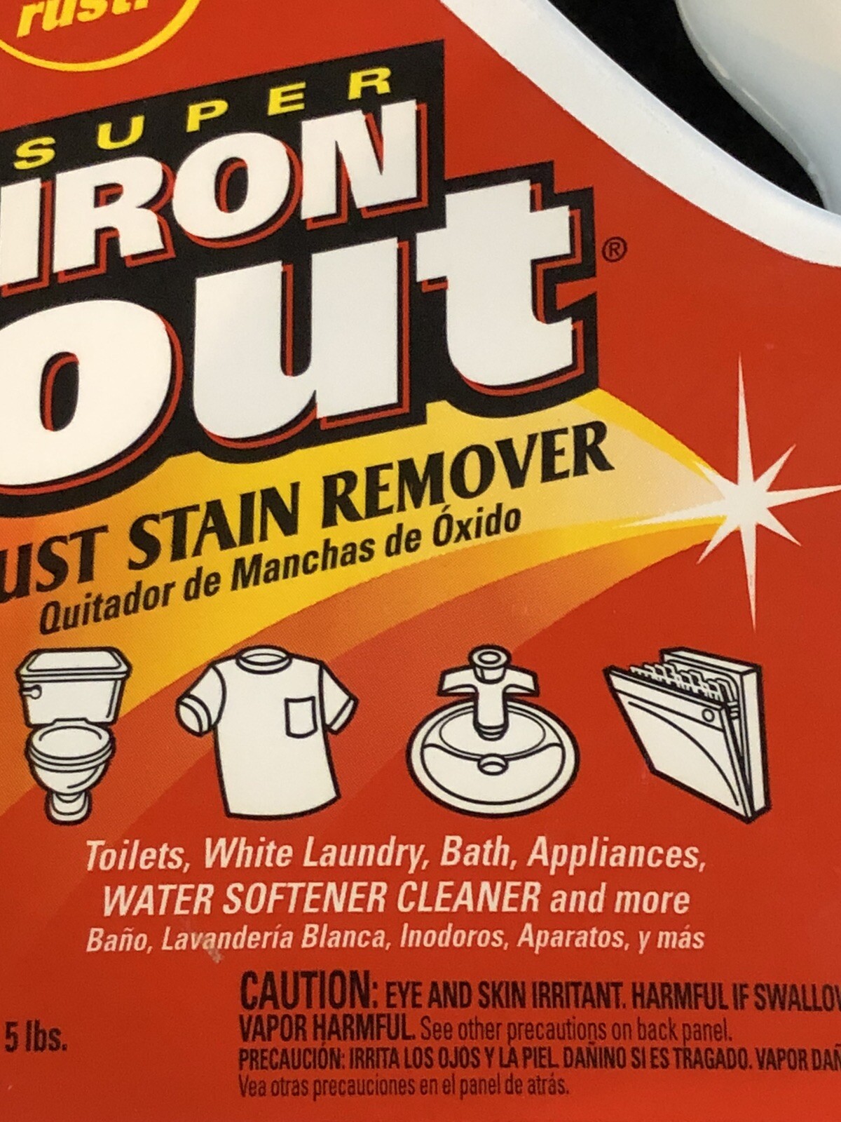 Super Iron Out Rust Stain Remover 5 Lb Multi Purpose Discontinued New USA Made