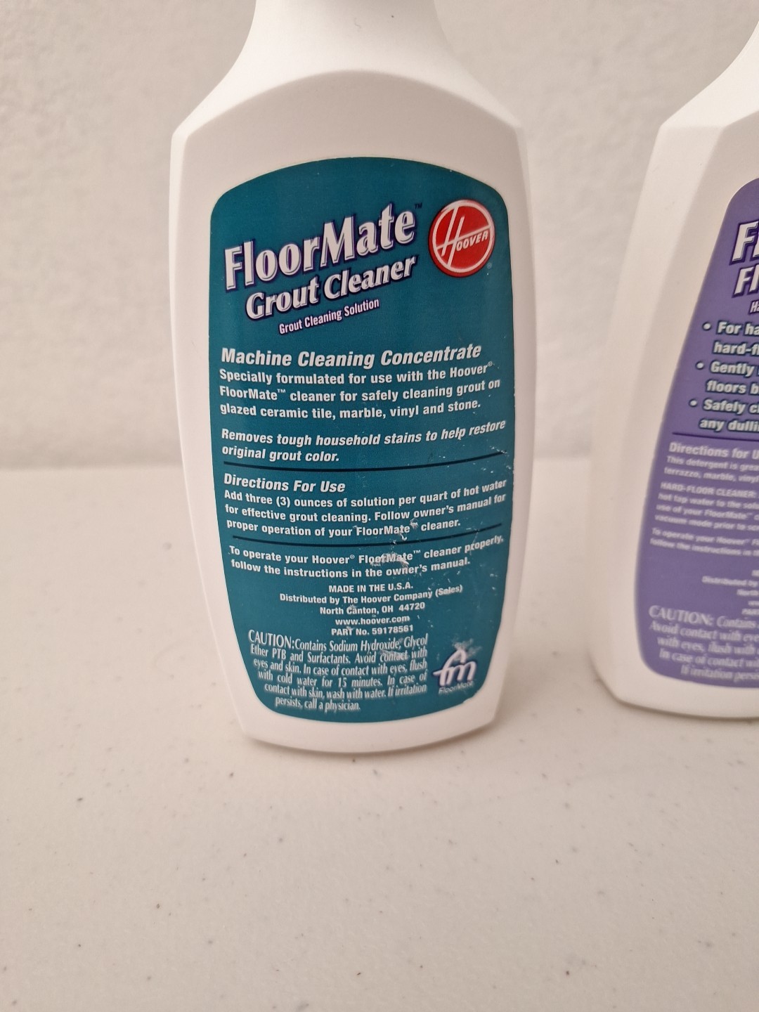 2007 Hoover Floormate Floor to Floor Hard Floor Cleaning Solution + Grout SEALED