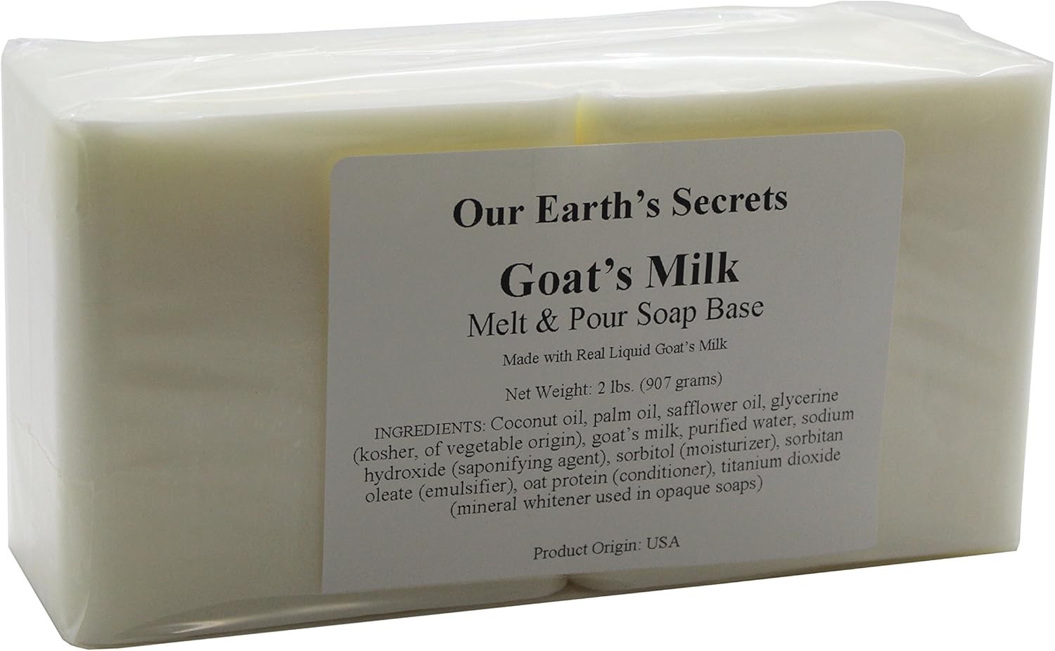 Goats Milk – 2 Lbs Melt and Pour Soap Base