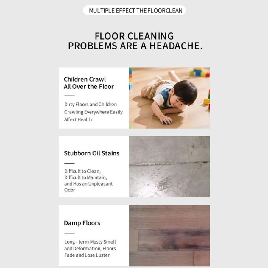 Multi-surface Floor Cleaning Tablets, 100 PCS for Hardwood Tile Laminate Marble