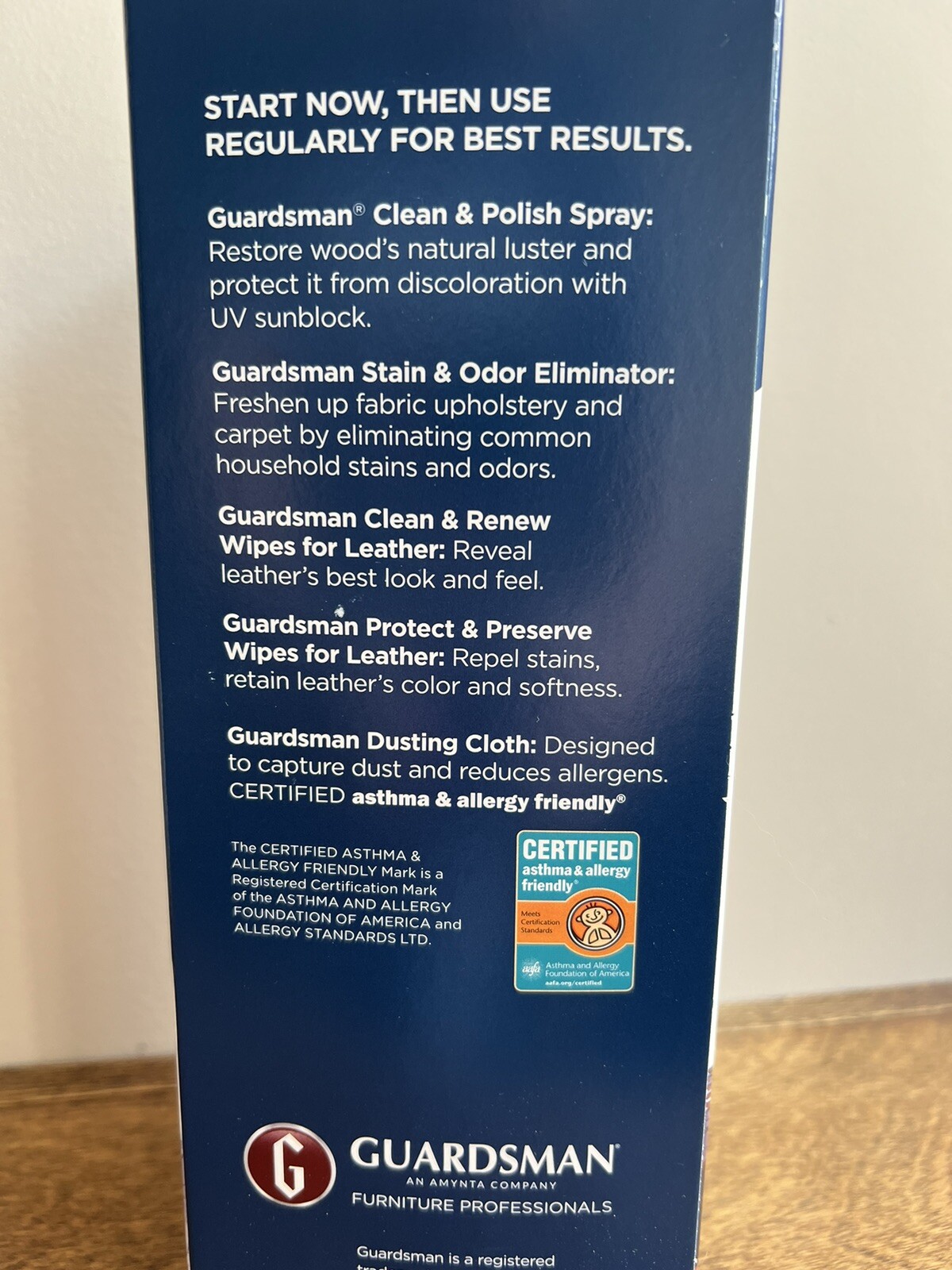 Guardsman – Furniture Care Starter Kit – for fabric, wood & leather – New