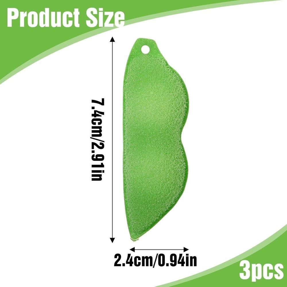 Magic Beans Bottle Cleaning Sponge Reusable Heat Resistant Scrubber for Small