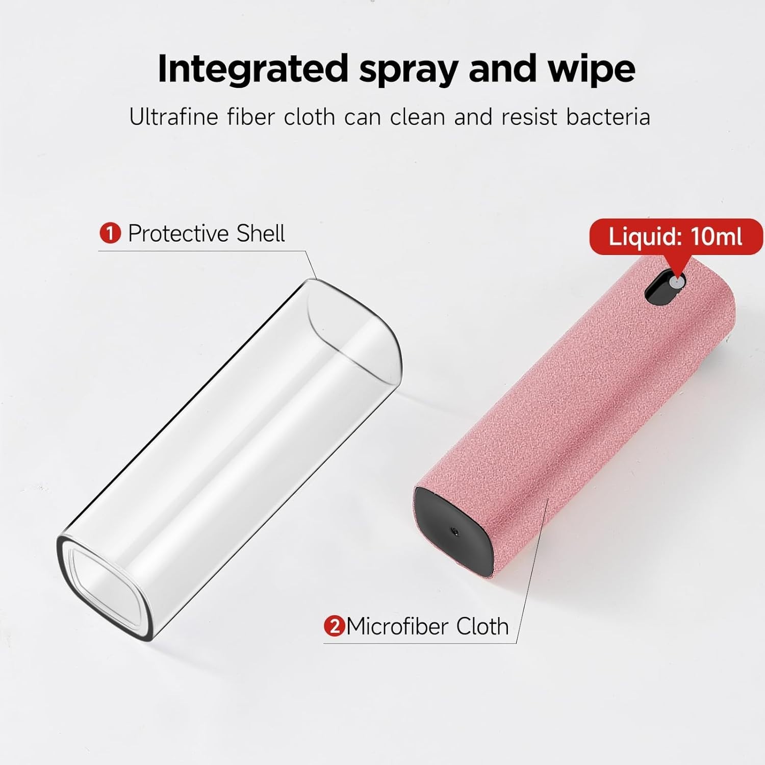 Screen Cleaner, All-in-One Spray & Wipe Cleaner, with Transparent Protective …