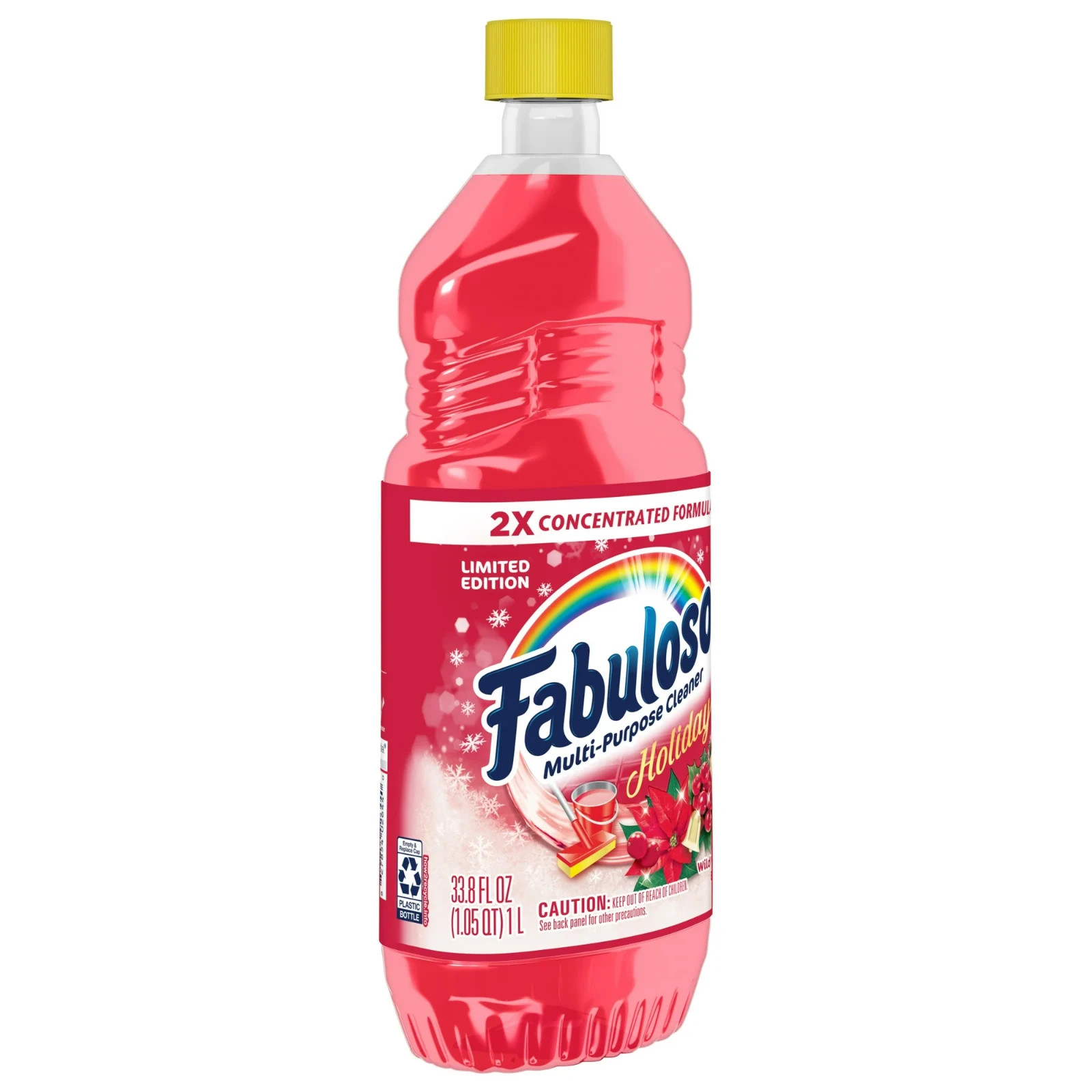 Fabuloso Holiday Multi-Purpose Cleaner, 2X Concentrated, Wild Winter Berries Sce