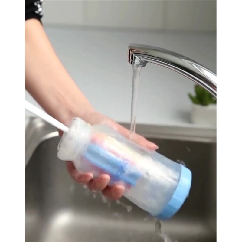 Glass Wineglass For Tool Sponge Cleaning Brush Kitchen Tea Bottle Coffee Cup