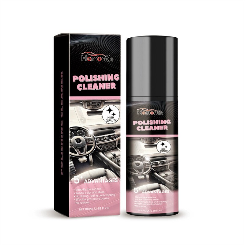 1-3PCS Polishing Cleaner, Car Interior Cleaner Spray 100ml Multi-Purpose Cleaner