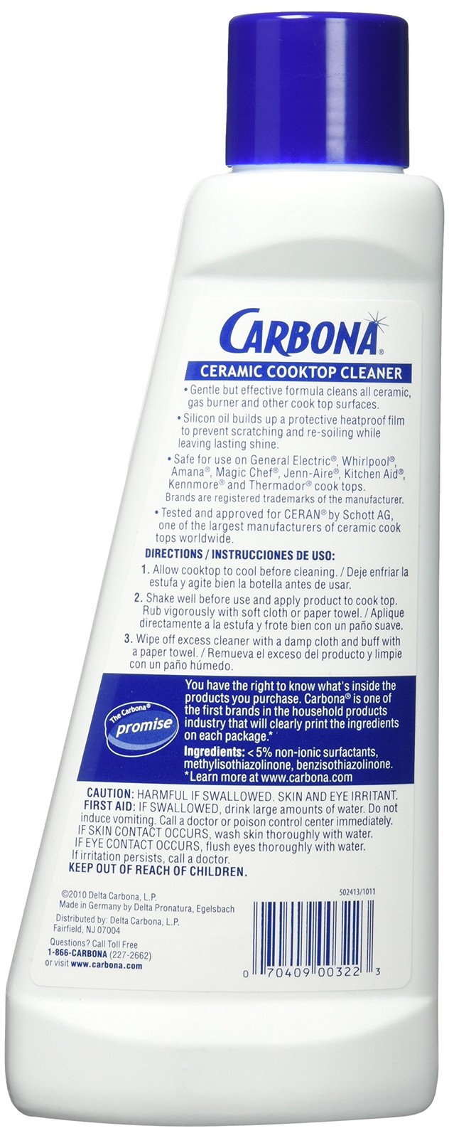 Ceramic Cooktop Cleaner 16.8 Fl Oz – SCHOTT CERAN Approved Non-Abrasive Formula