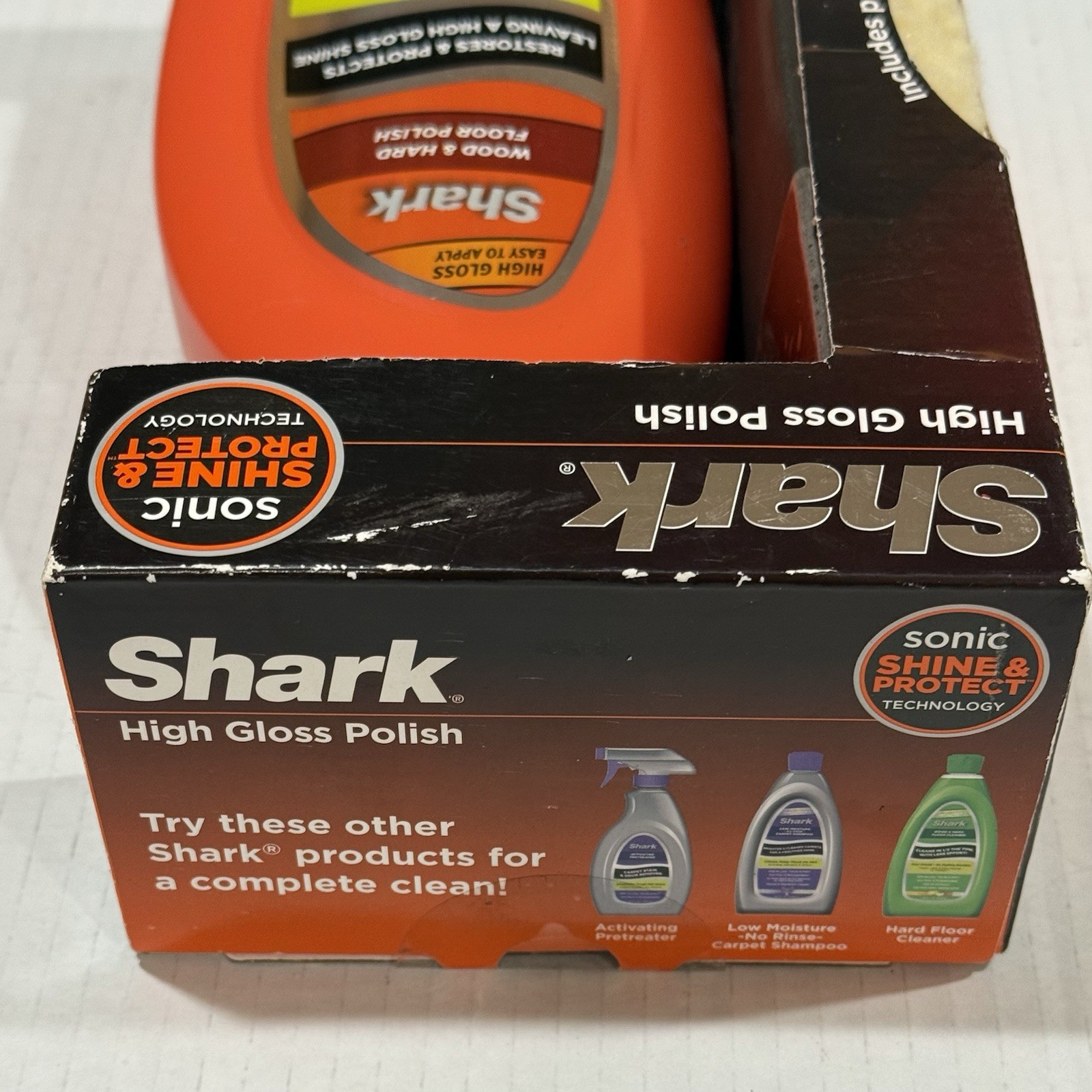 SHARK Wood & Hard Floor Cleaner Wood Floor Polish 28 oz. Discontinued NEW SEALED