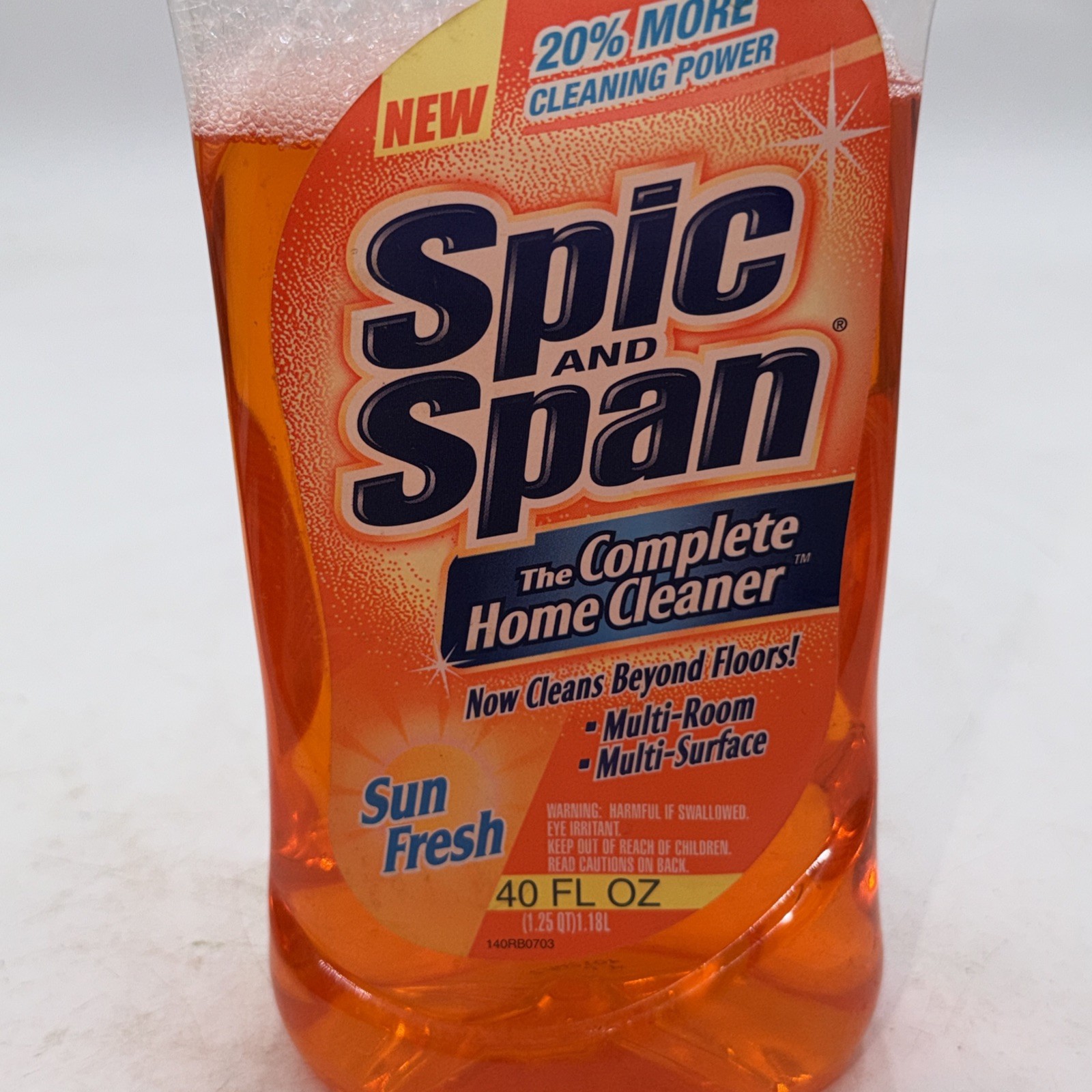 Spic and Span Multi-Surface Cleaner Sun Fresh Scent 40 fl oz 80% Vintage 2003