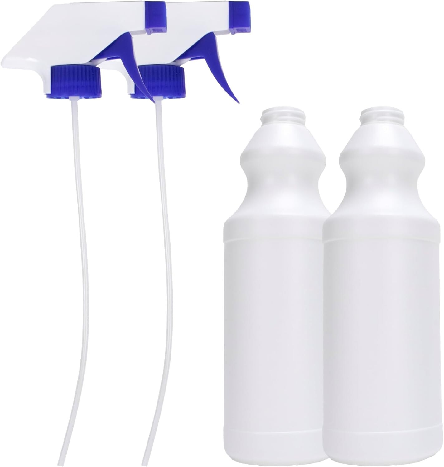 Spray Bottles (2 Pack, 32 Oz), Refillable Heavy Duty Spraying Bottle